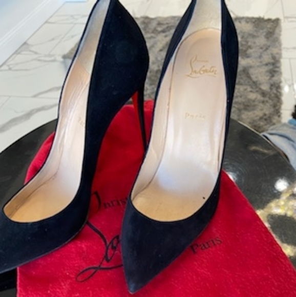 Christian Louboutin Shoes - Christian Louboutin Pigalle Follies Suede Heels